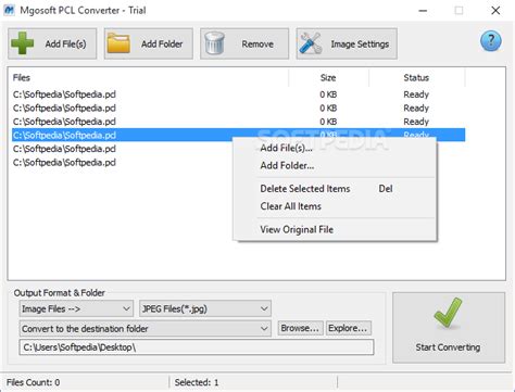 Mgosoft PCL To PDF